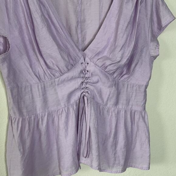 FUTURE COLLecTIVE REESE BLUTSTEIN WOMEN'S PEPLUM‎  TOP SIZE XL - Picture 3 of 7